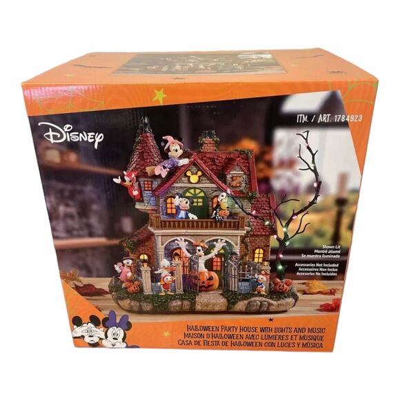 Disney Haunted Party House with Lights & Music Brand New In Box Ships Today!